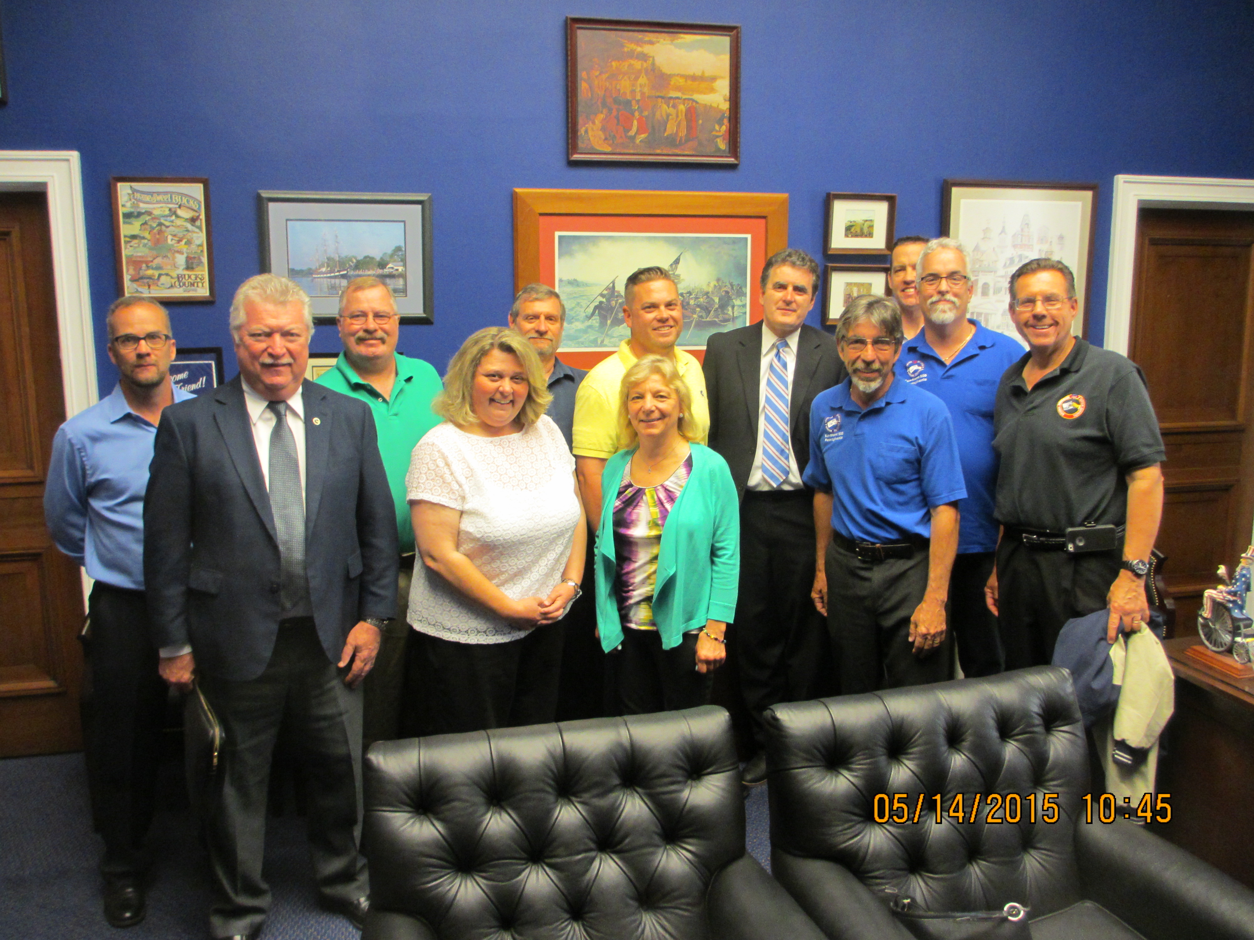 NALC Representatives lobbying in Congressman's offices